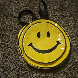 Yellow Smiley Face Backpack